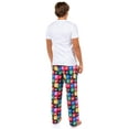 thumbnail image 6 of Mighty Morphin Power Rangers Pajama Pants Men's Helmet Grid PJ Sleep Lounge Bottoms, 6 of 7