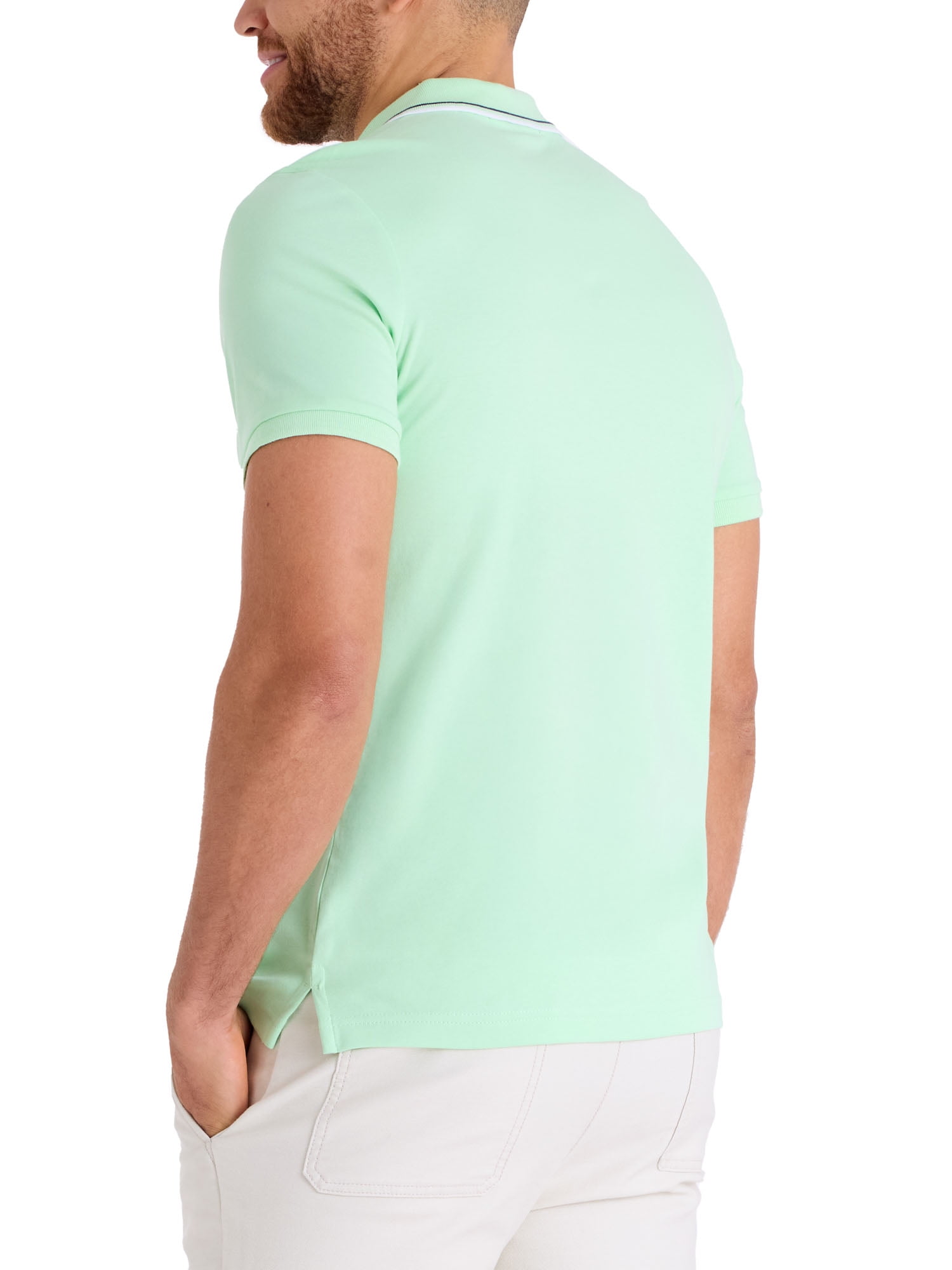U.S. Polo Assn. Men's Classic Tipped Interlock Polo Shirt
