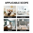 thumbnail image 4 of UPOUART 25pcs Mirror Tape Acrylic Wall Sticker for Homeowners, 4 of 8