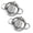 Silver, variant on Dengmore 3.3" Stainless Steel Fast Double Dumpling Maker Tool, Stainless Steel Ravioli Mould Dumpling Maker Wrapper Pastry Dough Cutter Kitchen Accessories