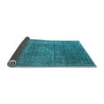 thumbnail image 2 of Ahgly Company Indoor Round Oriental Light Blue Industrial Area Rugs, 4' Round, 2 of 4