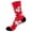 Red, variant on Lilgiuy Christmas Stocking for Women Men Classic Snowman Santa Claus Deer Winter Warm Knit Socks are Suitable for Family Party Xmas Decoration