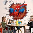thumbnail image 3 of Pegatinas de pared 3D, murales DIY, decoración artística, pegatinas para dormitorio infantil, techo, sala de estar, guardería (rojo), 3 of 5