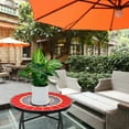 thumbnail image 2 of Mosaic Side Table - Small Patio Outdoor Table Indoor Folding Round End Table with Plant Stand, 2 of 8