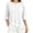 White, variant on Lmueinov 3/4 Length Sleeve Womens Tops Crew Neck Lace Scalloped Hem Casual Shirts Solid Loose Fit Blouses Summer Fall Vacation Outfits