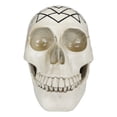 thumbnail image 5 of Spiritual Sacred Geometry Sri Yantra Shri Chakra Vastu Symbol Skull Figurine, 5 of 9