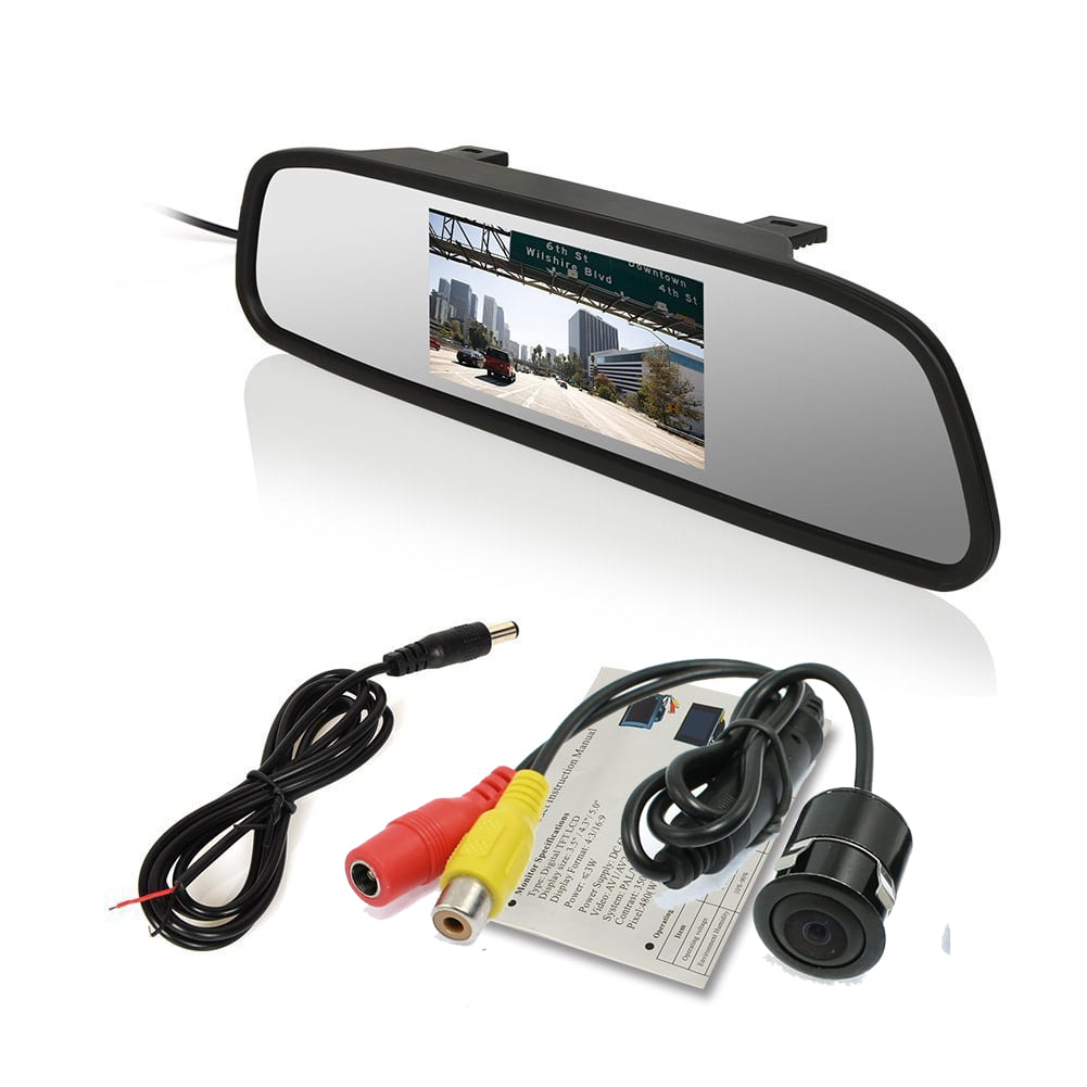 4.3 Inch HD 2-Channel Video Input TFT-LCD Car Monitor for Rear View Camera/DVD