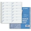 TOPS Voice Mail Log Book, 8 1/2 X 8-1/4, 1,400-Message Book -TOP44165