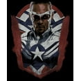 thumbnail image 2 of Men's Marvel The Falcon and the Winter Soldier Captain America Suit Sam  Graphic Tee Black 3X Large, 2 of 5