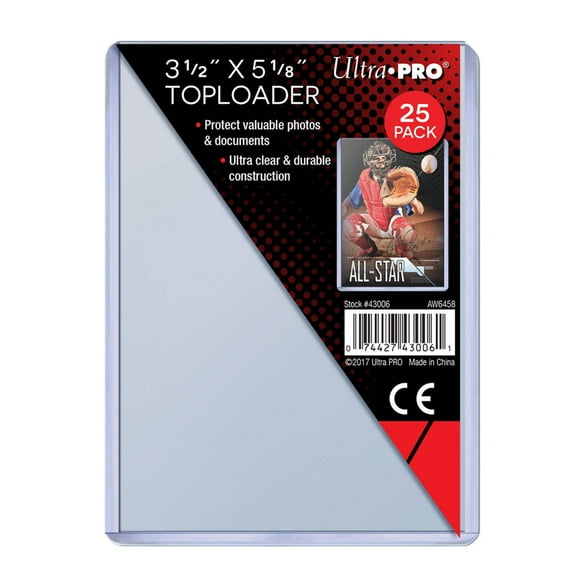 Ultra PRO: Toploader - 3-1/2" x 5-1/8" (25ct)