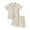 Beige, variant on XBASW Toddler Baby Boys Cotton Linen Shorts Set Short Sleeve Button down Lapel Shirt Tops + Shorts Summer Solid Color Outfit Clothes 3M-5T