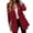 Wine, variant on Vedolay Women's Blazer jackets Womens Casual Puff Long Sleeve Open Front Work Office Blazers Jacket,Khaki S
