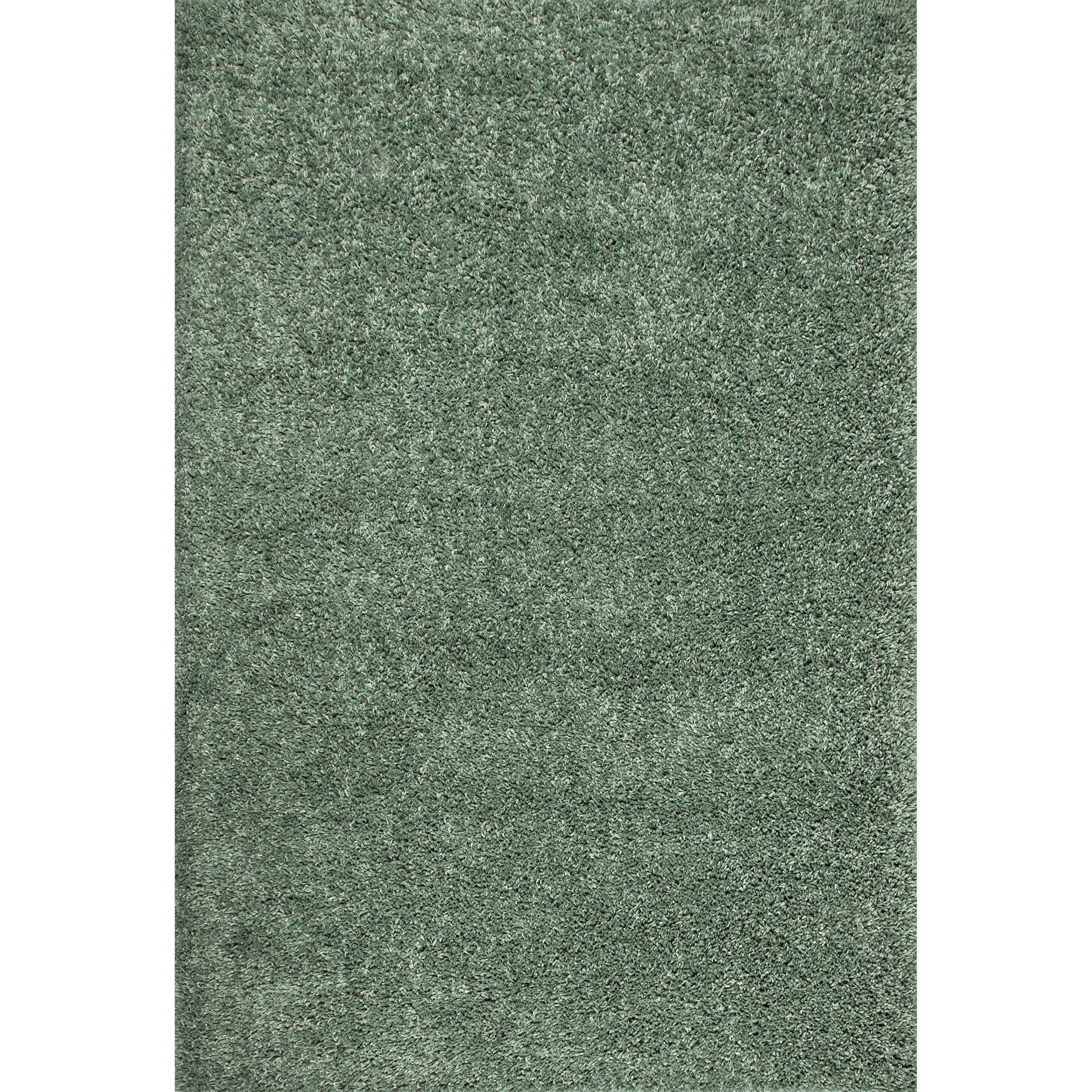 nuLOOM Kara Solid Shag Green 7' 10" x 10' 10" Casual Area Rug