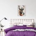 thumbnail image 6 of 12x16 inch Canvas Paintings For Bedroom Deer & Forest,Home Living Room,Studio,Restaurant,Hotels Decor Art Canvas Poster,Gift For Deer Enthusiast,Enchanting Deer & Forest Decor Painting Prints, 6 of 6