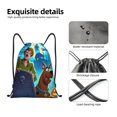 thumbnail image 4 of Zufioo Scooby-Doo Print Sports Cinch Sack Gym String Bags Machine Washable Heavy Duty String Backpack for Men Women-Medium, 4 of 6