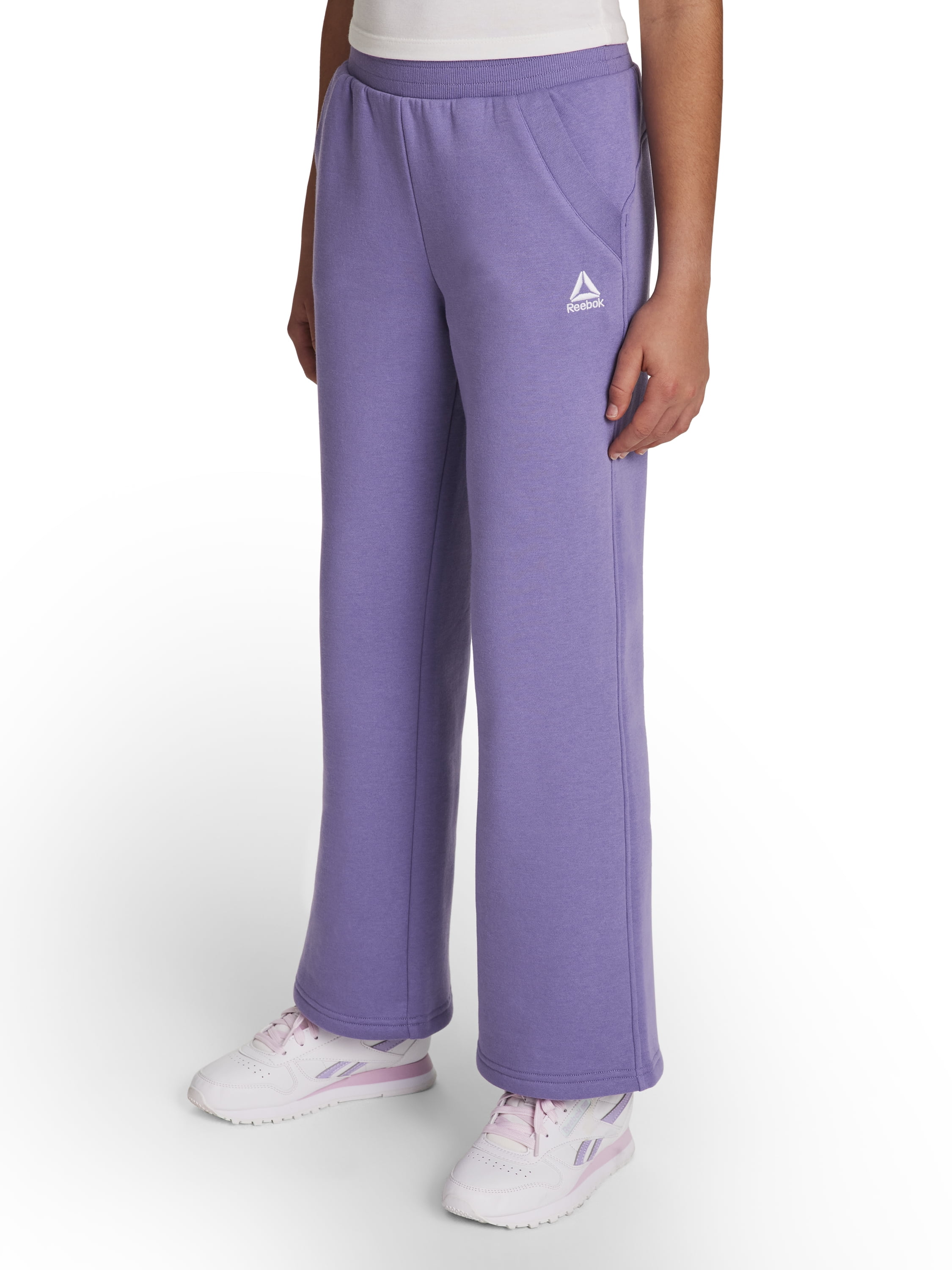 Reebok Girl's Game Day Fleece High Waisted Puddle Pant, Sizes 4-18