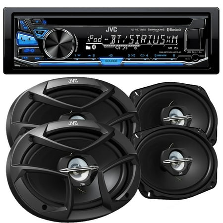 JVC KD-R875BTS CD with 6x9 CSJ6930 Speakers