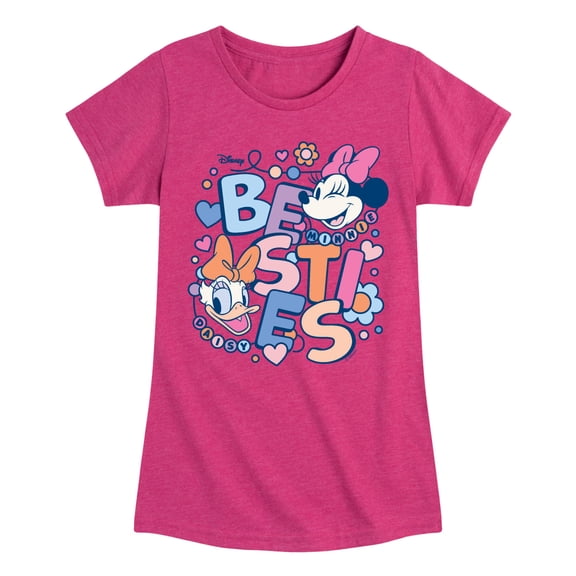 Disney - Besties - Youth Girls Fitted Short Sleeve T-Shirt