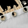 thumbnail image 4 of Feelyou Farmhouse Bear Print Black Out Curtains, Woodland Animal Curtains Pack of 2 (42x63 Each), Teens Boys Girls Kids Bedroom Curtains, Blackout Curtains Room Decor, 4 of 6