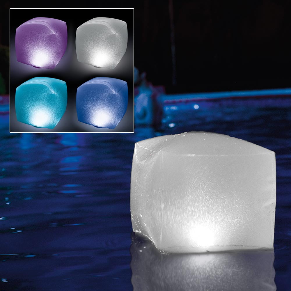 intex floating led cube