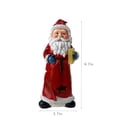 thumbnail image 3 of Fufafayo Christmas Santa Claus Figurine with Light, Lighted Resin Santa Statue, Star Cutout Light Up Santa Tabletop Ornament for Christmas Mantel Shelf Home Decor, 3 of 7