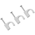 thumbnail image 5 of 600 Piezas de Clip Grapas de Cable Clavo de Alambre de Pared Artículos Fijos para Thernet Cable Rg6 Rg59 Cat5 Cat6 Rj45, 5 of 5