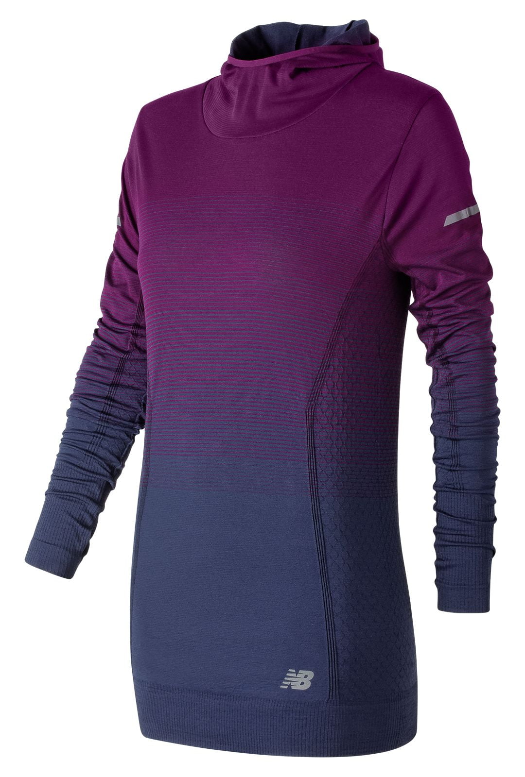 Merino Ombre Hoodie Red 