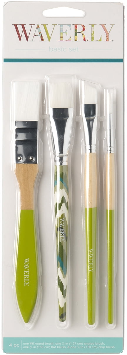 Waverly Brushes Basic Set 4/Pkg