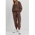thumbnail image 4 of Womens 2 Piece Sweatsuits Set Long Sleeve Half Zip Pullover Sweatshirt Joggers Sweatpants Fall Outfits Tracksuit, 4 of 6