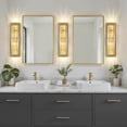 thumbnail image 3 of Kaisite Gold Wall Sconce Bathroom Vanity Light with Dimmable LED Crystal Bubble Wall Light for Bathroom & Living Room & Bedroom & Hallway, 3 of 12