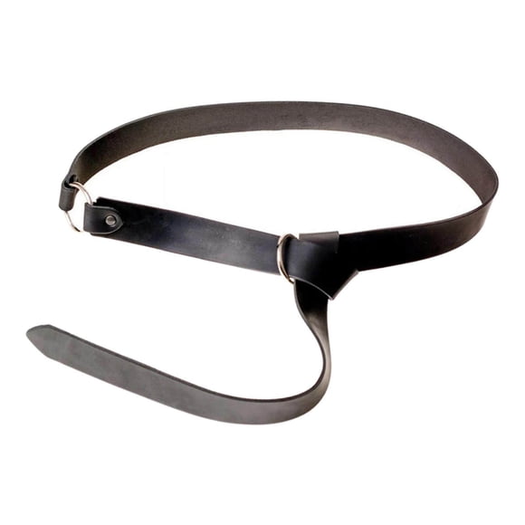 Xingzhi Premium PU Leather Ring Belt Costume Accessories 160cm Medieval Knight Belt Black