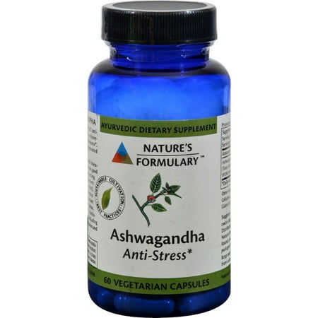 Nature'S Formulary Ashwagandha - 60 Vegetarian Capsules