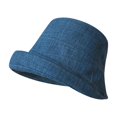 thumbnail image 3 of Harpily Bucket Hats for Women Cotton Linen Solid Color Soft Skin-Friendly Lightweight Lightweight Dailylife Travel Sun Hat, 3 of 5