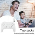 thumbnail image 3 of 2x Manette Classique pour Console Nintendo Wii Manette Filaire pour Télécommande Wii, 3 of 8
