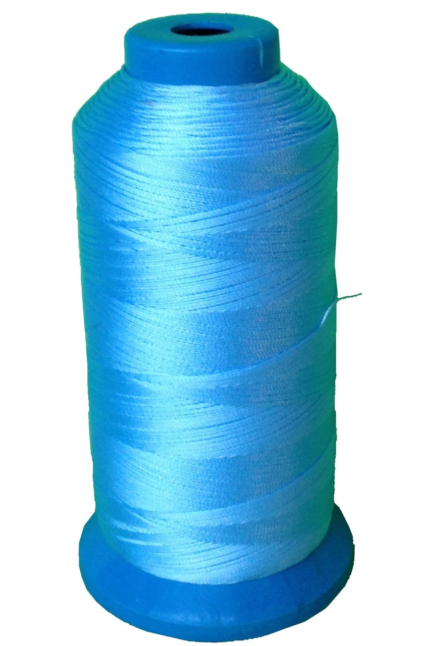 Light blue Bonded Nylon Sewing Thread T70 69 1500 Yard for Outdoor