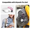 thumbnail image 2 of Cordón de nailon rosa ajustable Body Strap Oakxco para Airpods Pro 2, 2 of 6