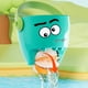 thumbnail image 5 of Mini cubo de ducha con juguetes de baño para bebés | 3 cubos de agua apilables de colores para bebés y niños pequeños | Plástico seguro y no tóxico | Asas de fácil agarre | Diversión acuática para b, 5 of 5