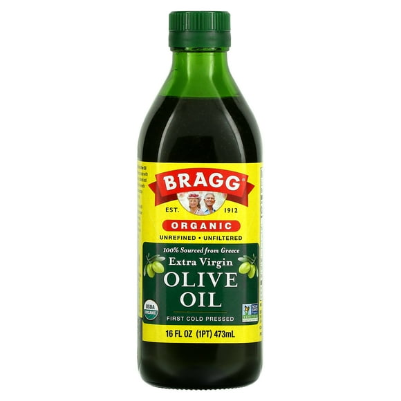 Bragg , Huile d'Olive Extra Vierge Biologique, 16 fl oz (473 ml)