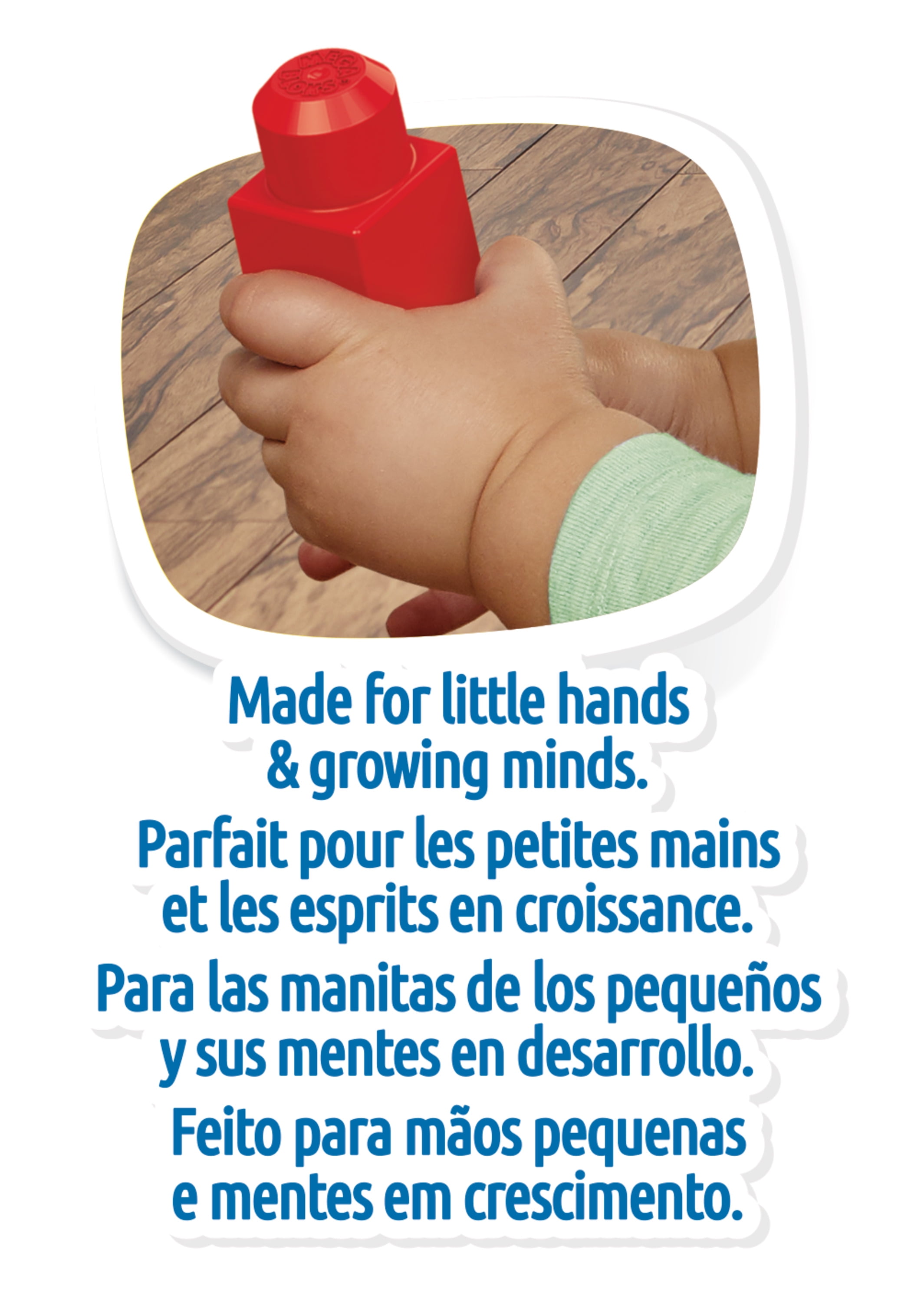 Mega Bloks Grand sac de blocs [80 pièces] Âges 1-5