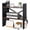 Black, variant on NORTHSKY Desk Shelf Organizer 2-Tier, Bookshelf Storage Rack, Desktop Organizer for Office, Dormitory - Black