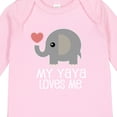 thumbnail image 4 of Inktastic My Yaya Loves Me Grandchild Boys or Girls Long Sleeve Baby Bodysuit, 4 of 5