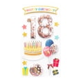 thumbnail image 2 of Recollections 18th Birthday Dimensional Stickers, 12 Pack, 2 of 3