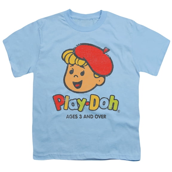 Play Doh 3 And Up S/S Youth 18/1 T-Shirt Light Blue