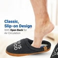 thumbnail image 6 of LIFE IS GOOD Men's Open Back Moccasin Slippers, 303593M - Suede & Fleece Indoor/Outdoor Slip-Ons - Plush & Cozy Scuffs with Soft Foam & Rubber Soles Comfy & Durable Available in Different Designs..., 6 of 8