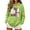 (New20)Army Green, variant on Womens Halloween Sweatshirt Fall Oversized Pullover Tops Casual Long Sleeve Lightweight Hooded Top for Holiday