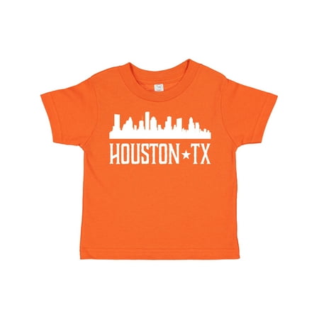 

Inktastic Houston Texas Skyline TX Cities Gift Toddler Boy or Toddler Girl T-Shirt