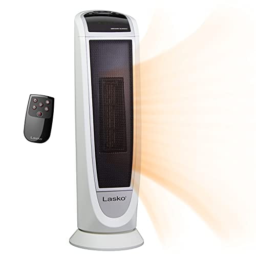 Lasko 5165 Digital Ceramic Tower Heater with Remote Control, 1500W, White |  Walmart Canada
