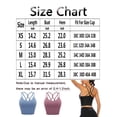 thumbnail image 4 of FANNYC Women Padded Sports Bra Fitness Workout Running Shirts Yoga Tank Top Medium Support Strappy Longline Yoga Bra Camisole With Built-In Bra, 4 of 8