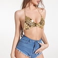 thumbnail image 5 of Razzly Women's Sequin Heart Cutout Acrylic Bikini Style Sleeveless Tank Top Camisole For Summer(Gold,One Size), 5 of 5
