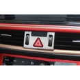 thumbnail image 4 of Pour Kia Forte 2019-2022 Interrupteur de Feu d'Urgence Argenté Bouton d'Avertissement Couvercle, 4 of 4